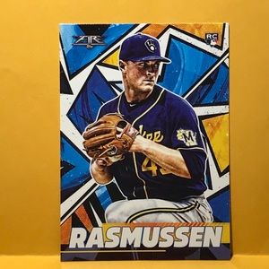 2021 Topps Fire #76 Drew Rasmussen Milwaukee Brewers Rookie Card